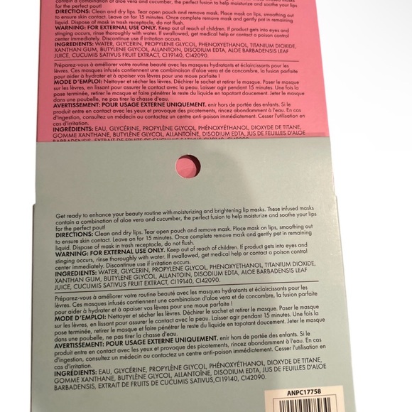 Hello Hydration and Keep Smiling Lip Masks Set - Picture 2 of 2